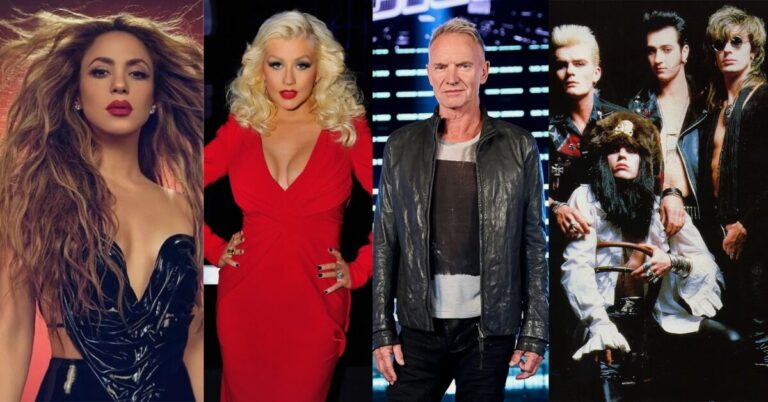 Shakira, Sting, Christina Aguilera e The Cult vem ao Brasil neste mês